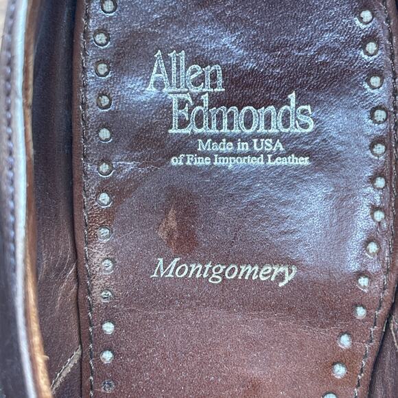 Allen Edmonds Mens 11.5 D Montgomery Leather Lace Up Oxfords USA Made Shoes 3162 main image 9